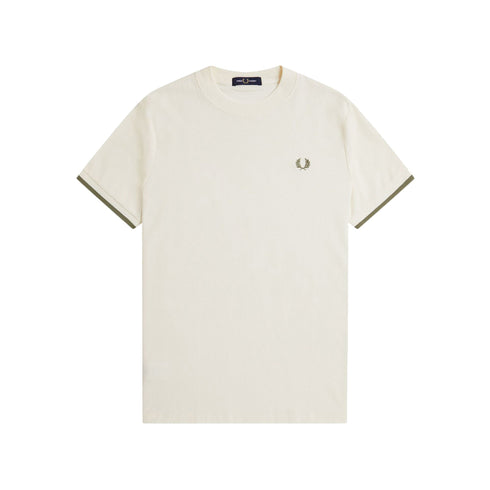 Fred Perry T-shirt T-shirt Uomo girocollo Tipped Cuff S P25 - FRED PERRYM4654 - 760 - S - Francavilla Moda